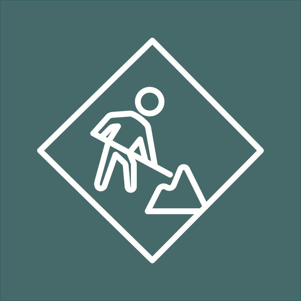 Construction Sign Icon Design vector