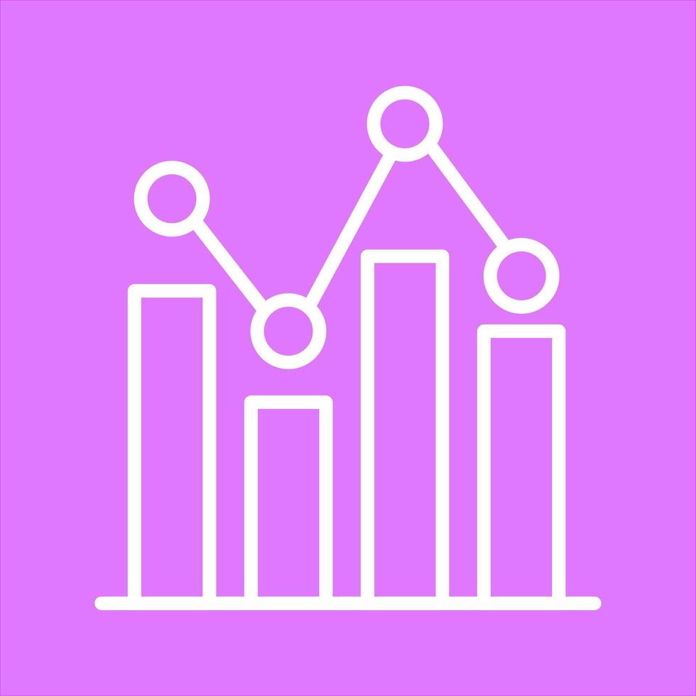 Bar Chart Icon Design vector