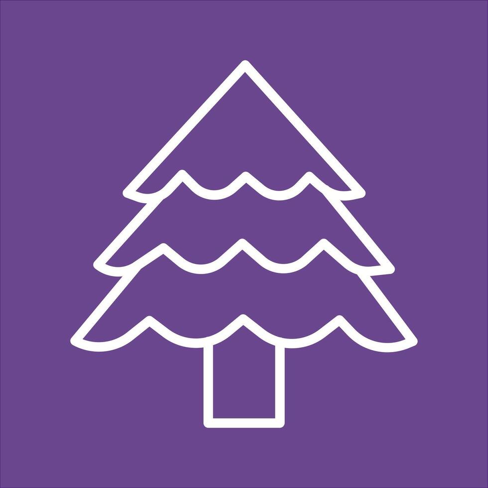 Christmas Tree Icon Design vector