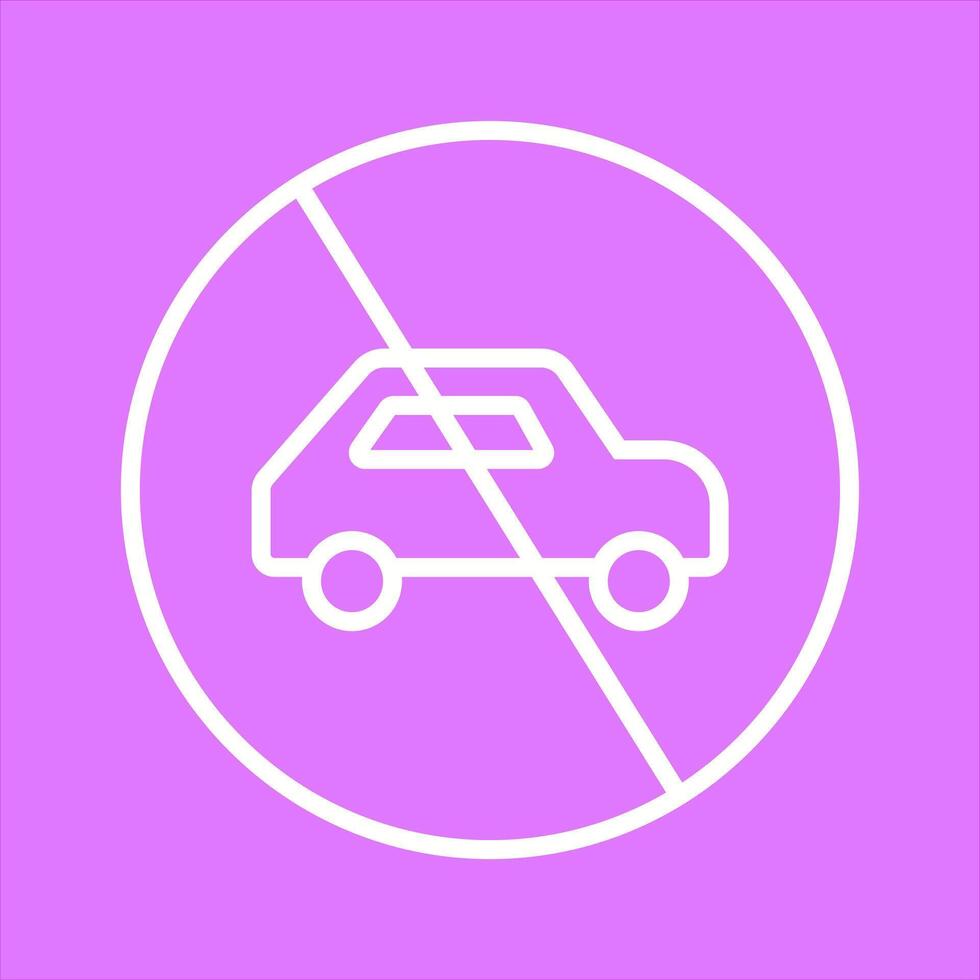 Prohibited Sign Icon Design vector