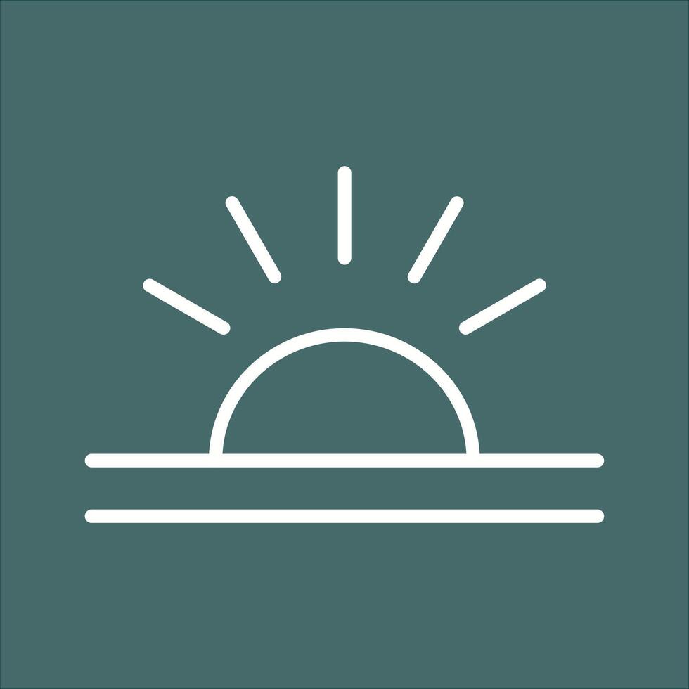 Sunrise Icon Design vector