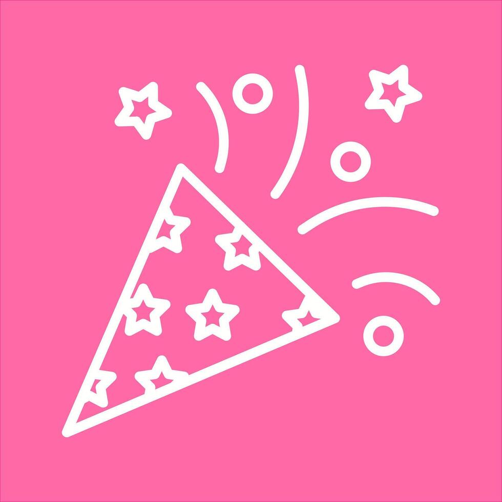 Confetti Icon Design vector