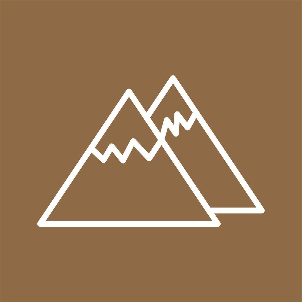 Mountain Icon Design vector