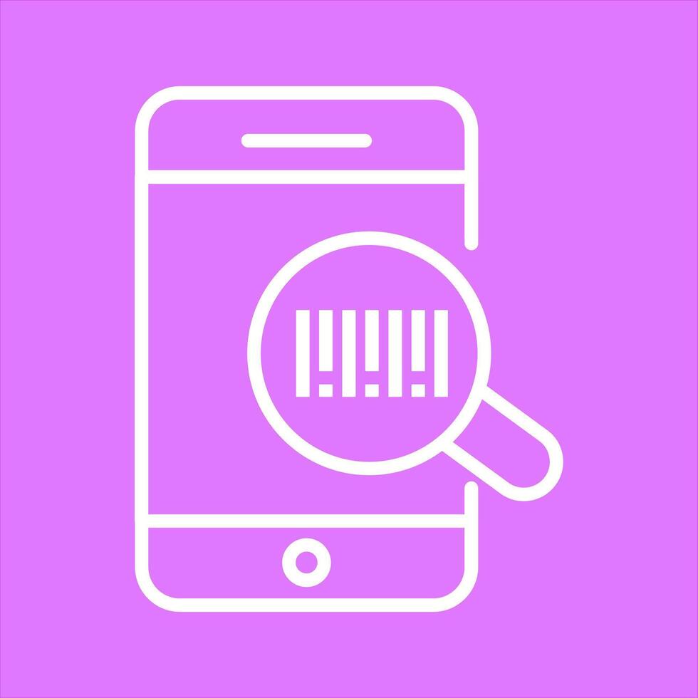 Barcode Inventory Icon Design vector