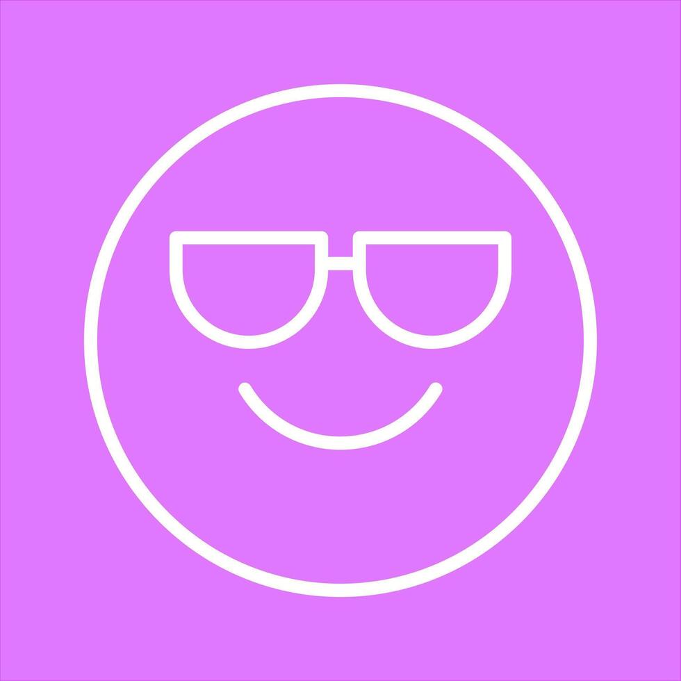 6 - Smiling Face with Sunglasse.eps vector