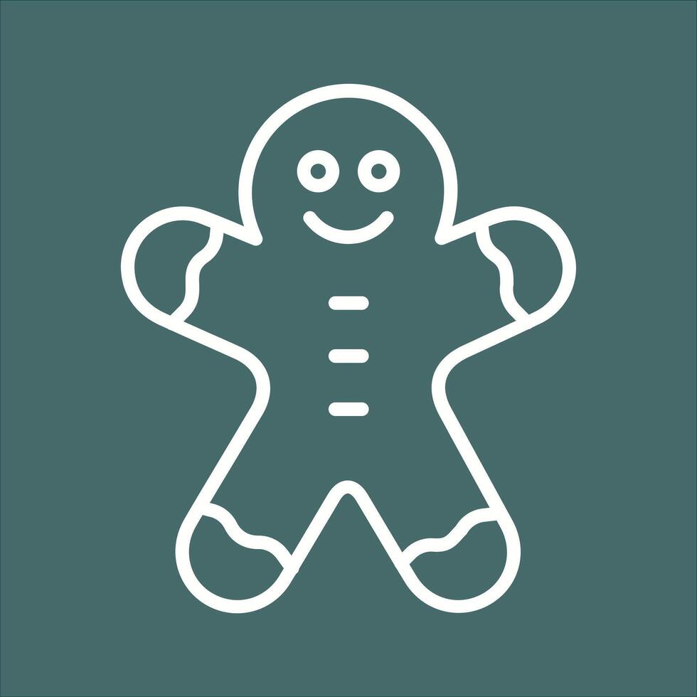 Gingerbread Icon Design vector