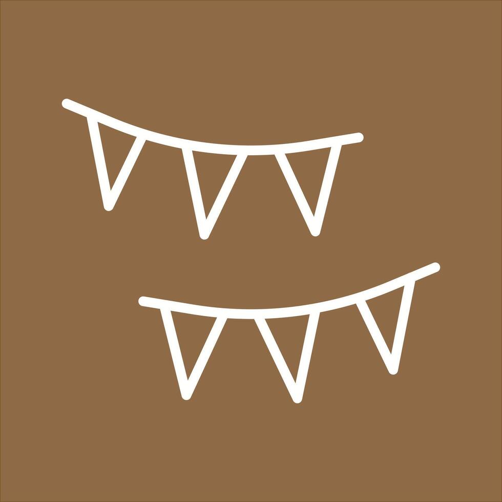 Streamers Icon Design vector