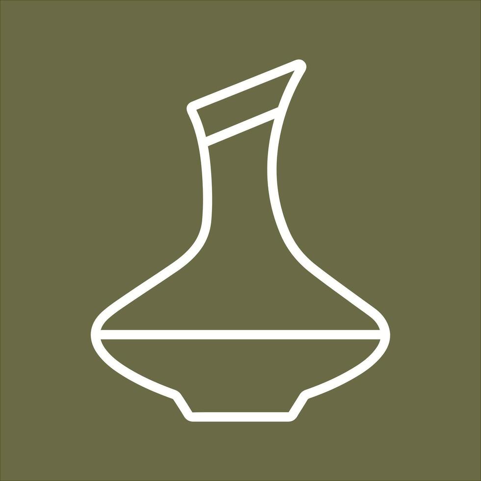 Wine Decanter Icon Design vector