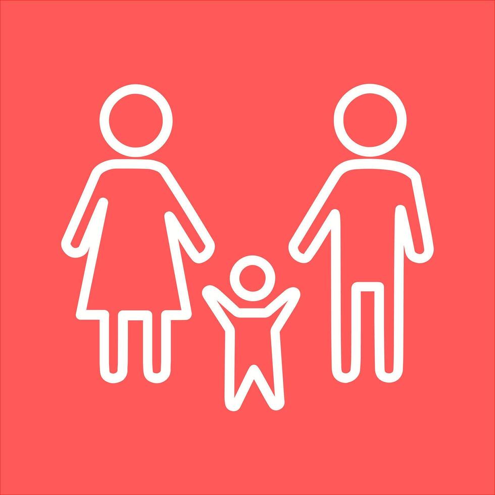 Family Photo Icon Design vector