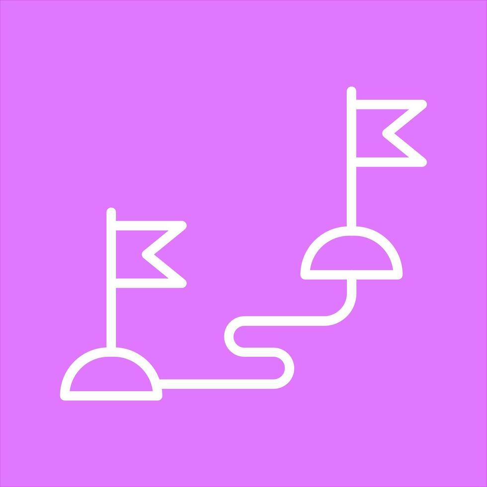Milestones Icon Design vector
