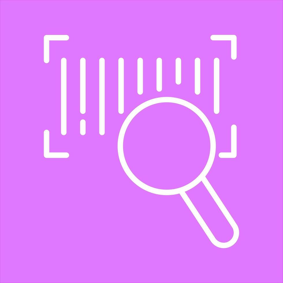 Barcode Database Icon Design vector