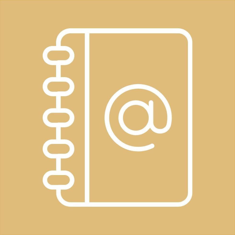Address Book Icon Design vector