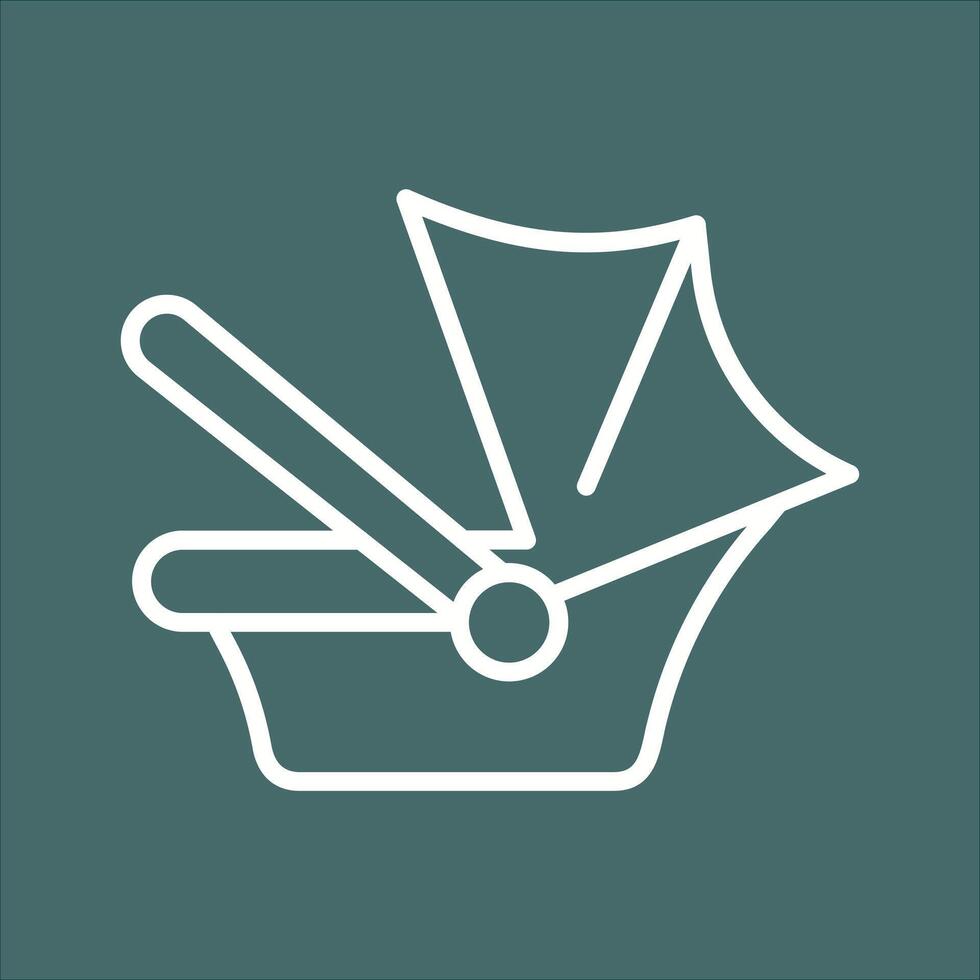Car Seat Safety Icon Design vector