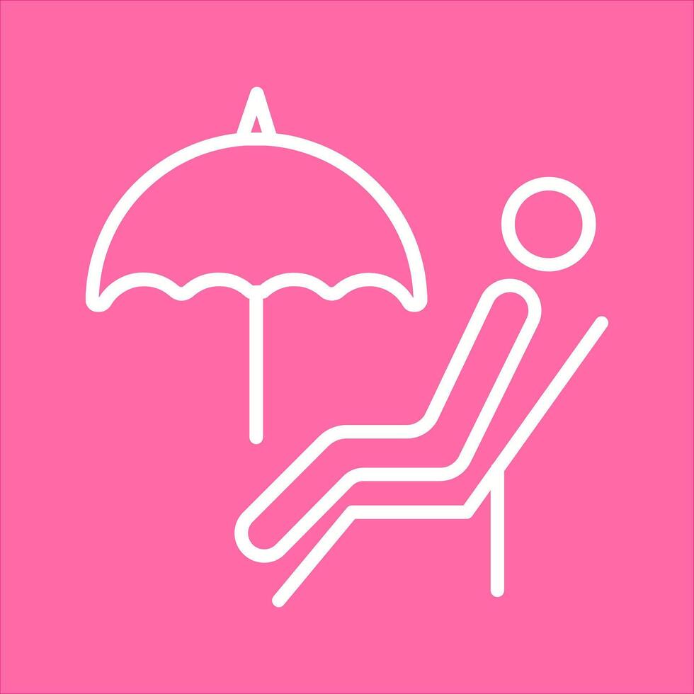 Relaxing Day Icon Design vector