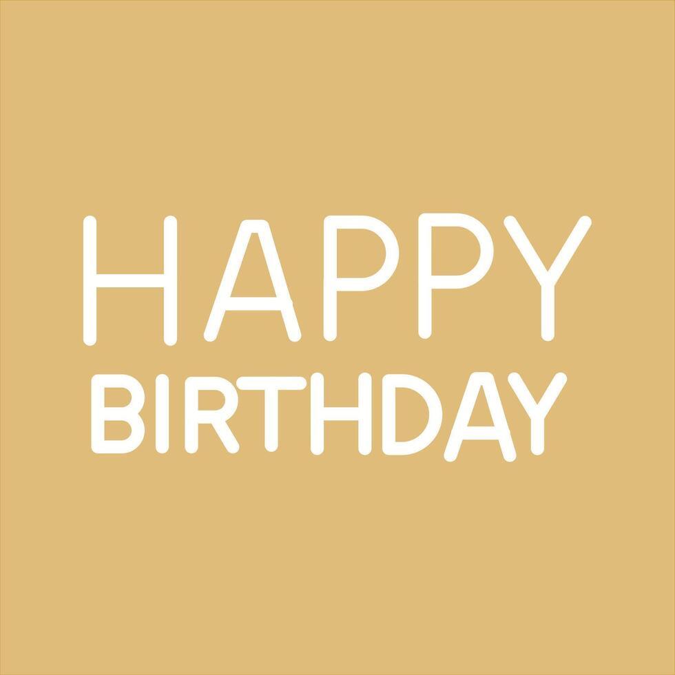 Happy Birthday Sign Icon Design vector