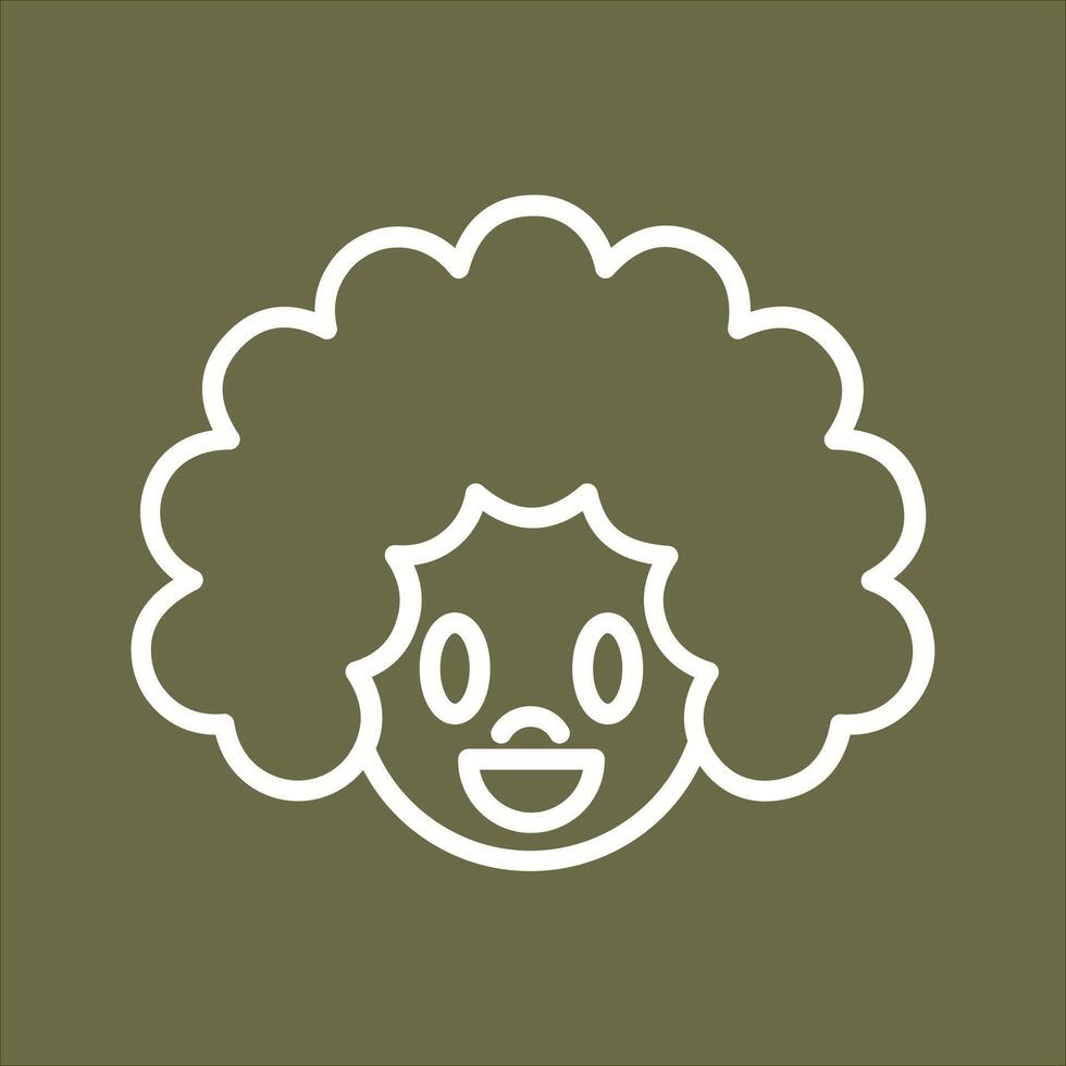 Clown Face Icon Design vector