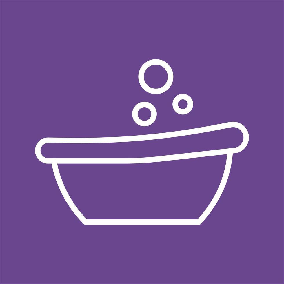 Bubble Bath Icon Design vector