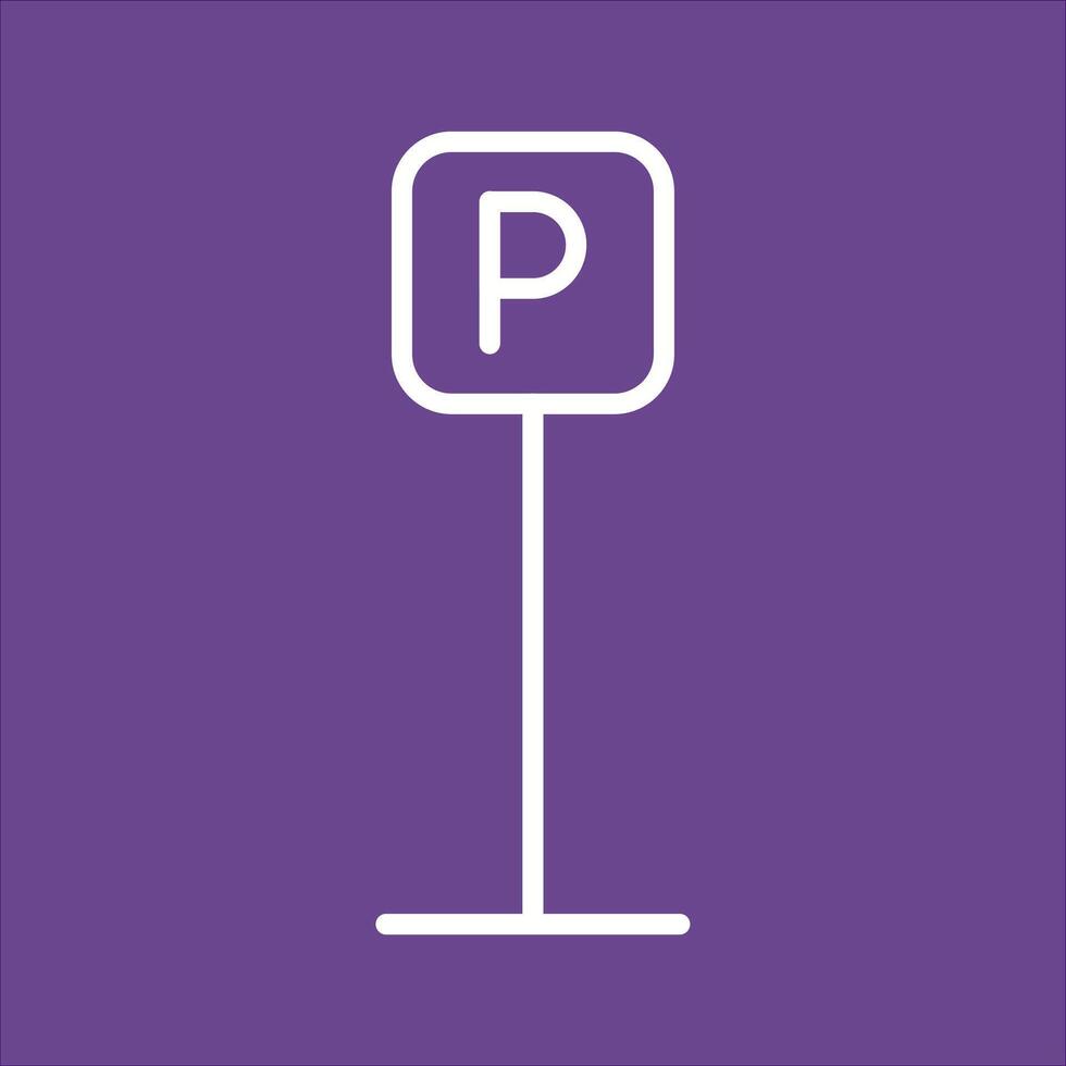 P Button Icon Design vector