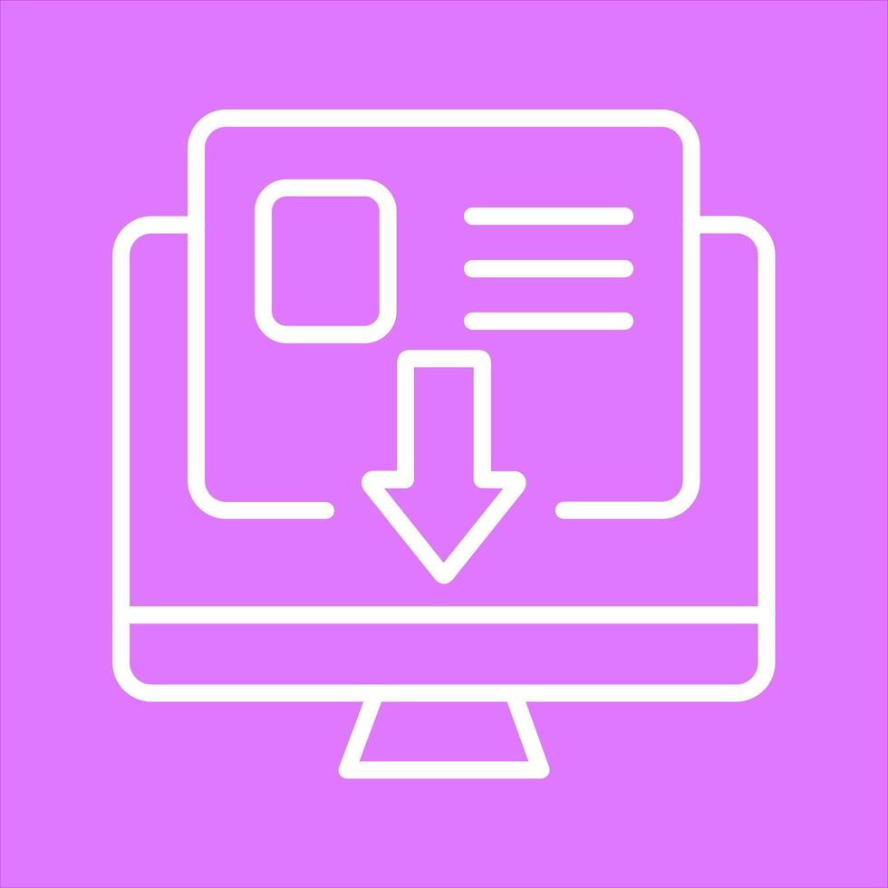 Landing Page Icon Design vector