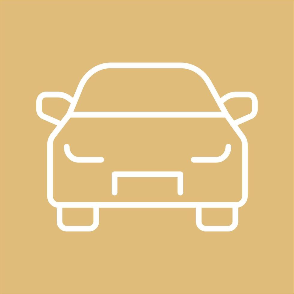 Oncoming Car Icon Design vector