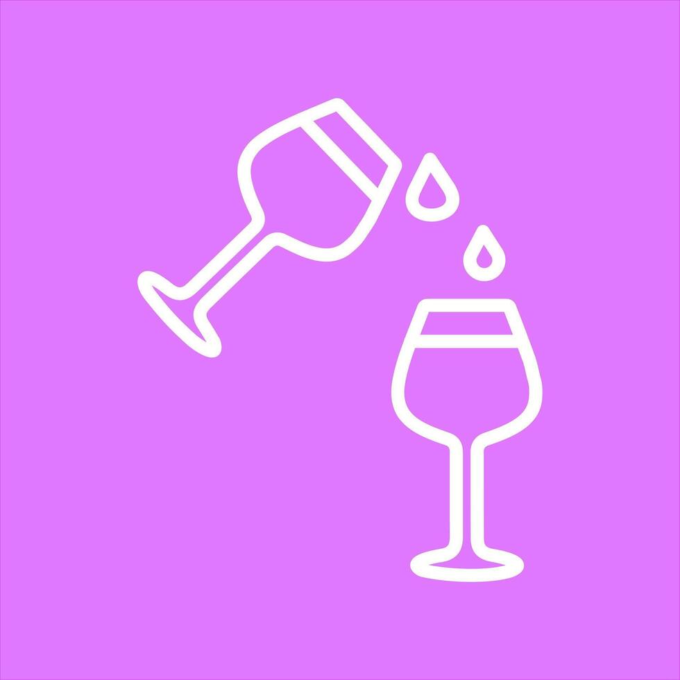 Wine Sip Icon Design vector