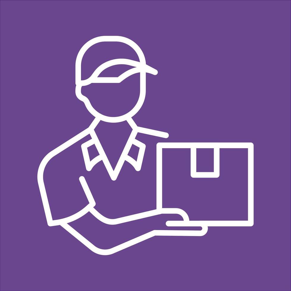 Courier Icon Design vector