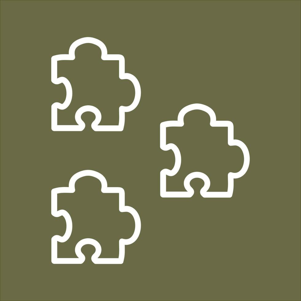Puzzle Icon Design vector