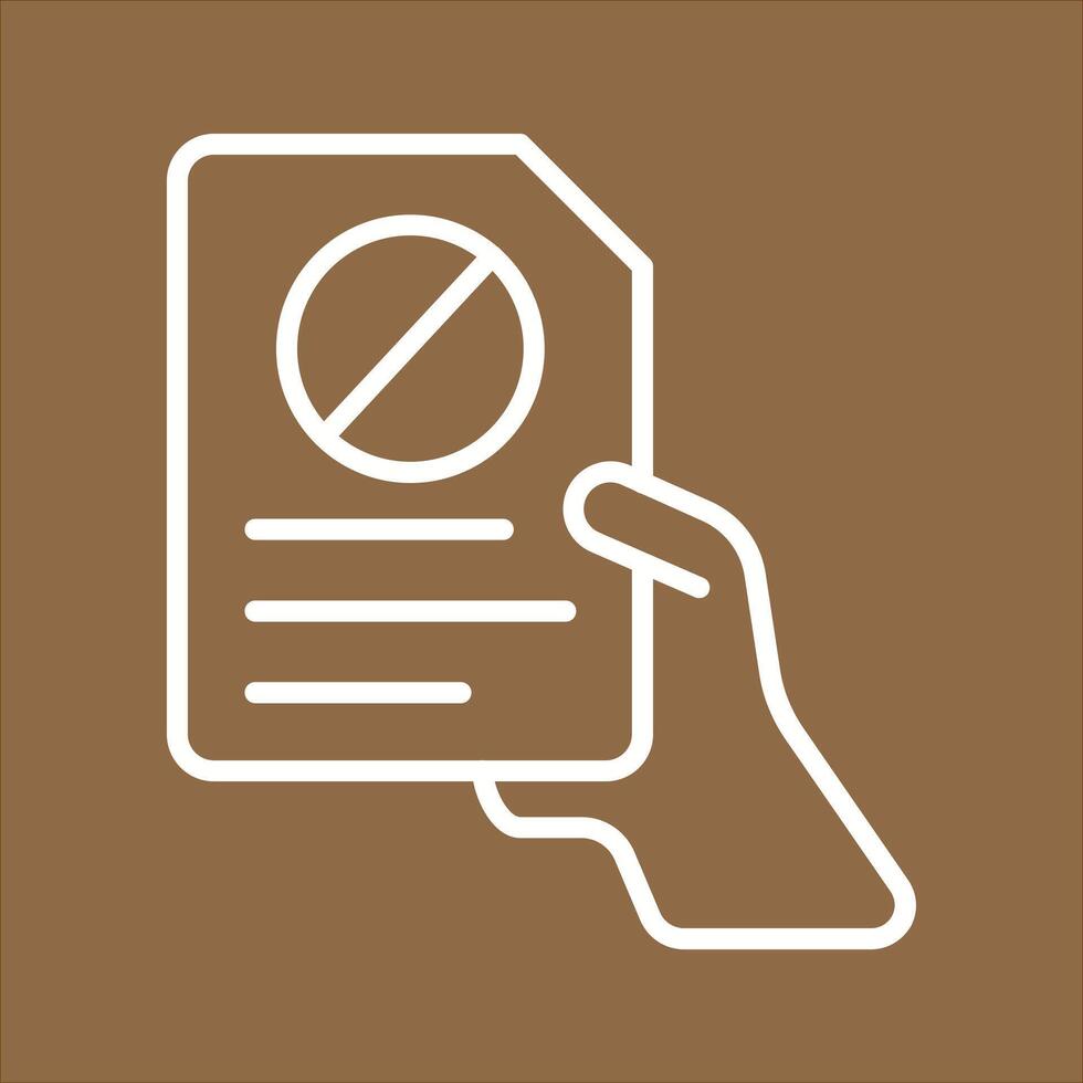 Resignation Icon Design vector