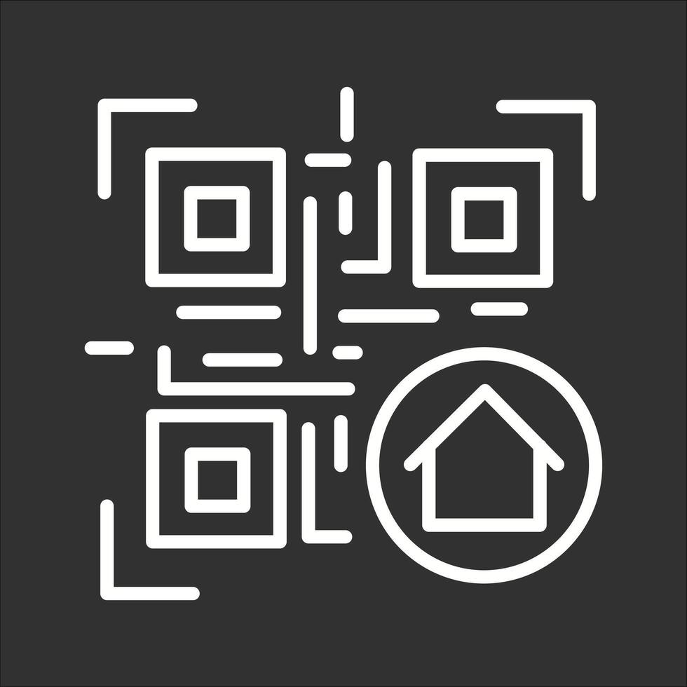 QR Code Menu Icon Design vector