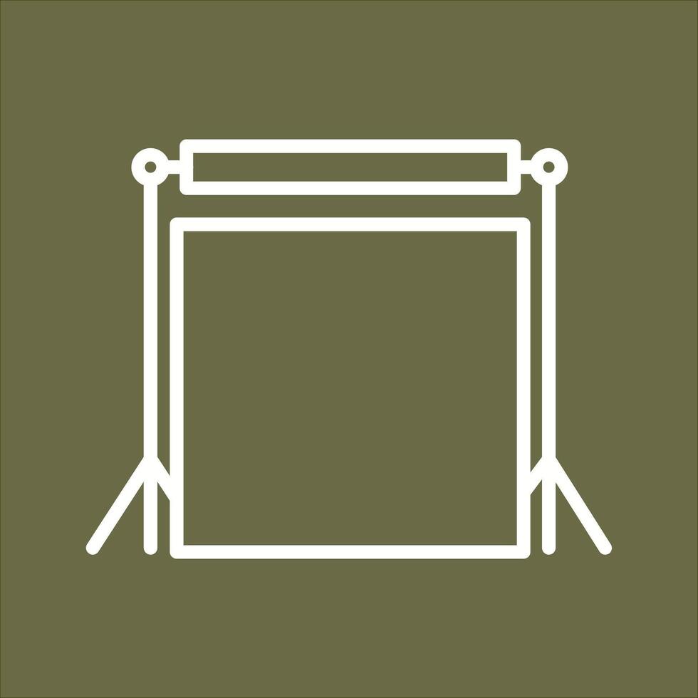 Photography Backdrops Icon Design vector