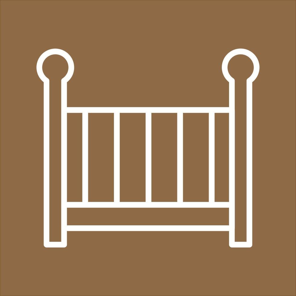 Nursery Cots Icon Design vector