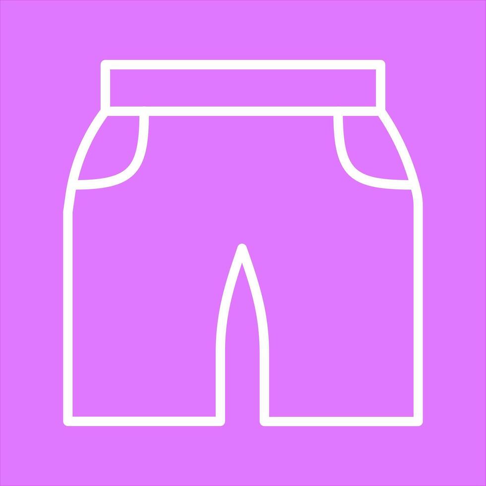 Shorts Icon Design vector