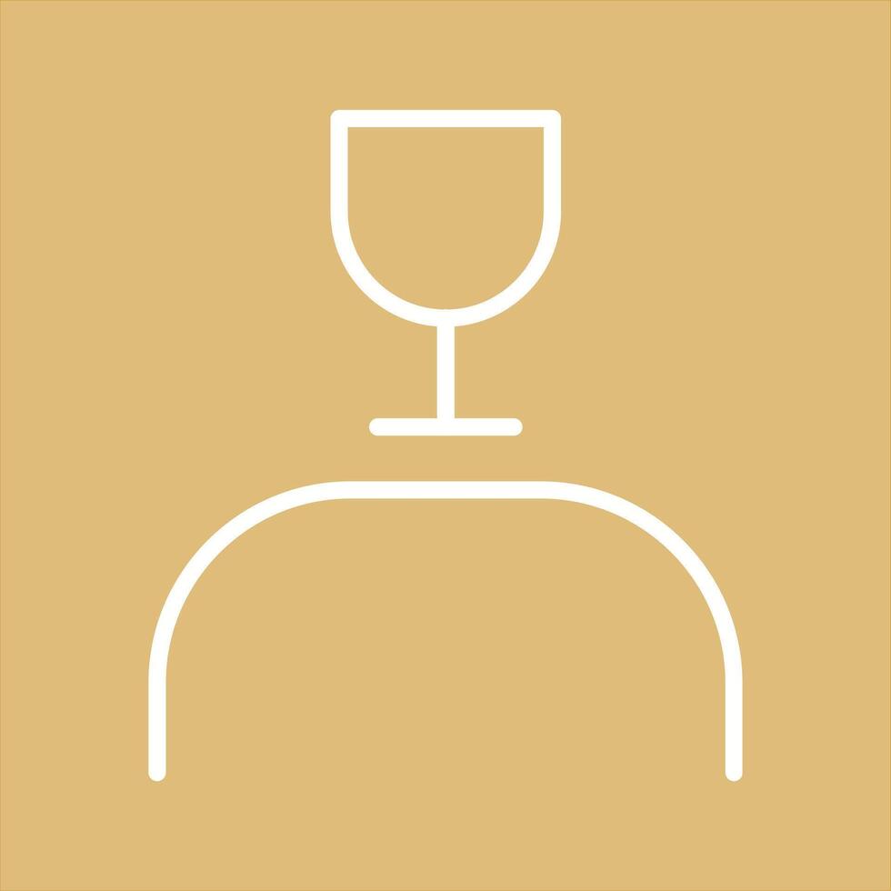 Wine Snob Icon Design vector