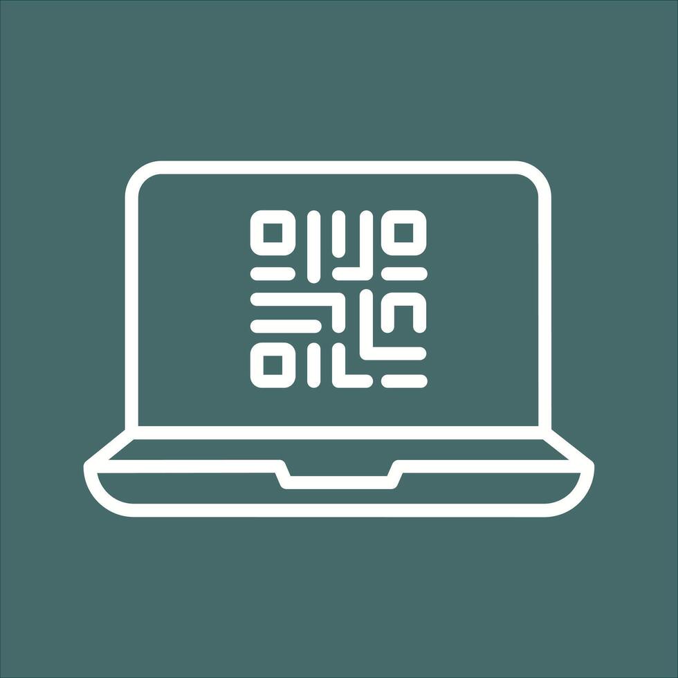 QR Code Scanner App Icon Design vector