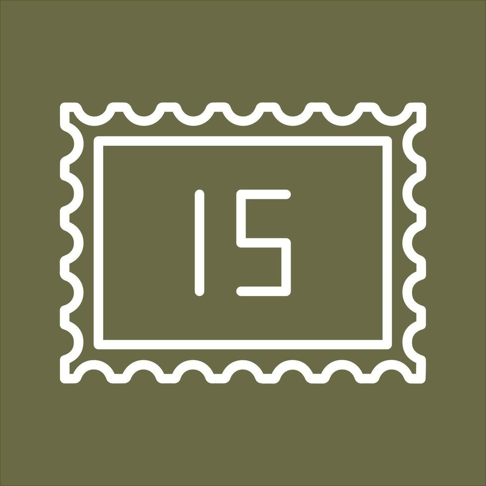 Postage Due Icon Design vector