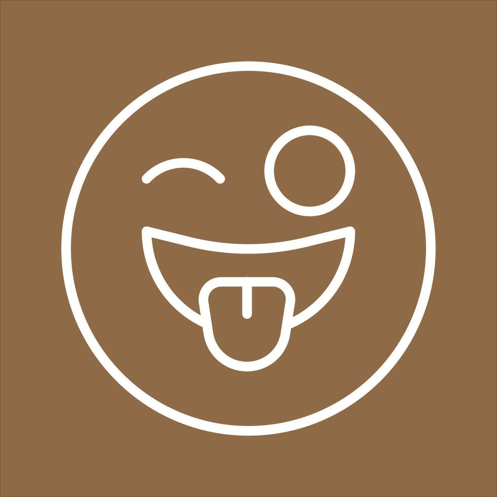 Zany Face Icon Design vector