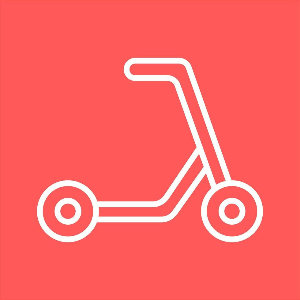 Kick Scooter Icon Design vector