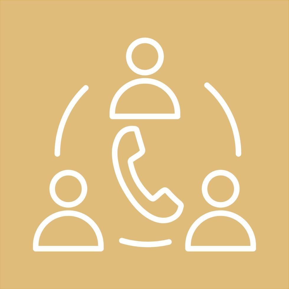Contact Team Icon Design vector