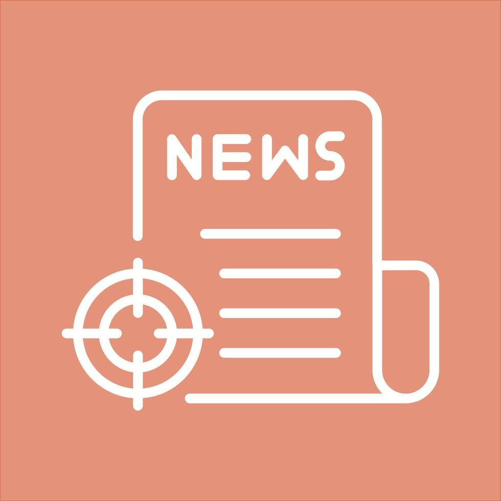 News Scoop Icon Design vector