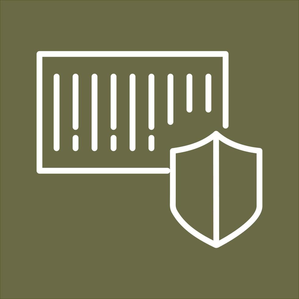Barcode Security Icon Design vector