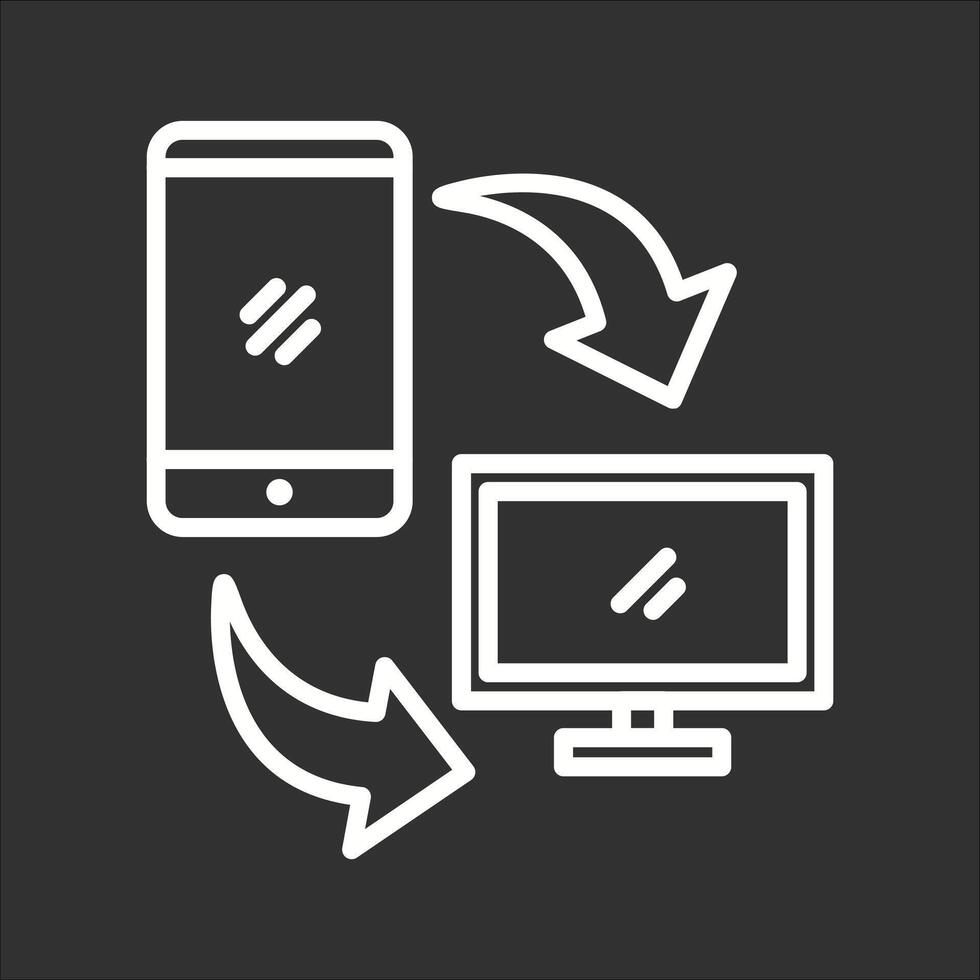 Synchronization Icon Design vector