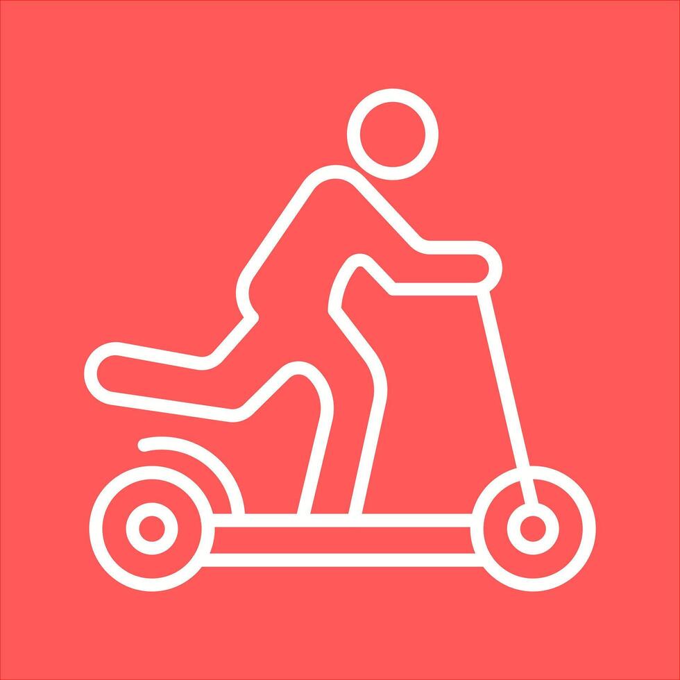 Kick Scooter Icon Design vector
