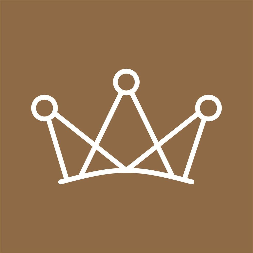 Birthday Crown Icon Design vector