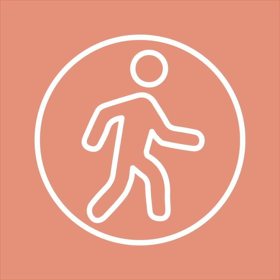 Person Walking Icon Design vector