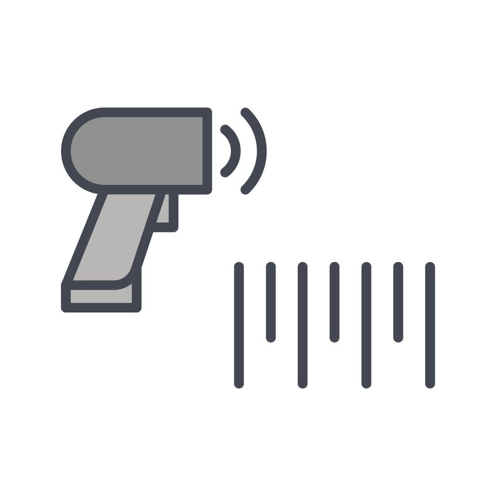 Barcode Scanner Icon Design vector