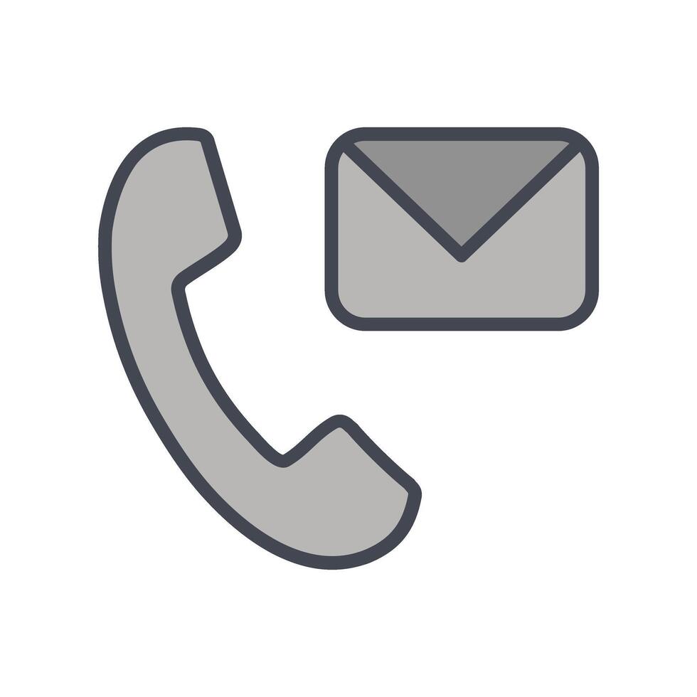 Contact Us Icon Design vector
