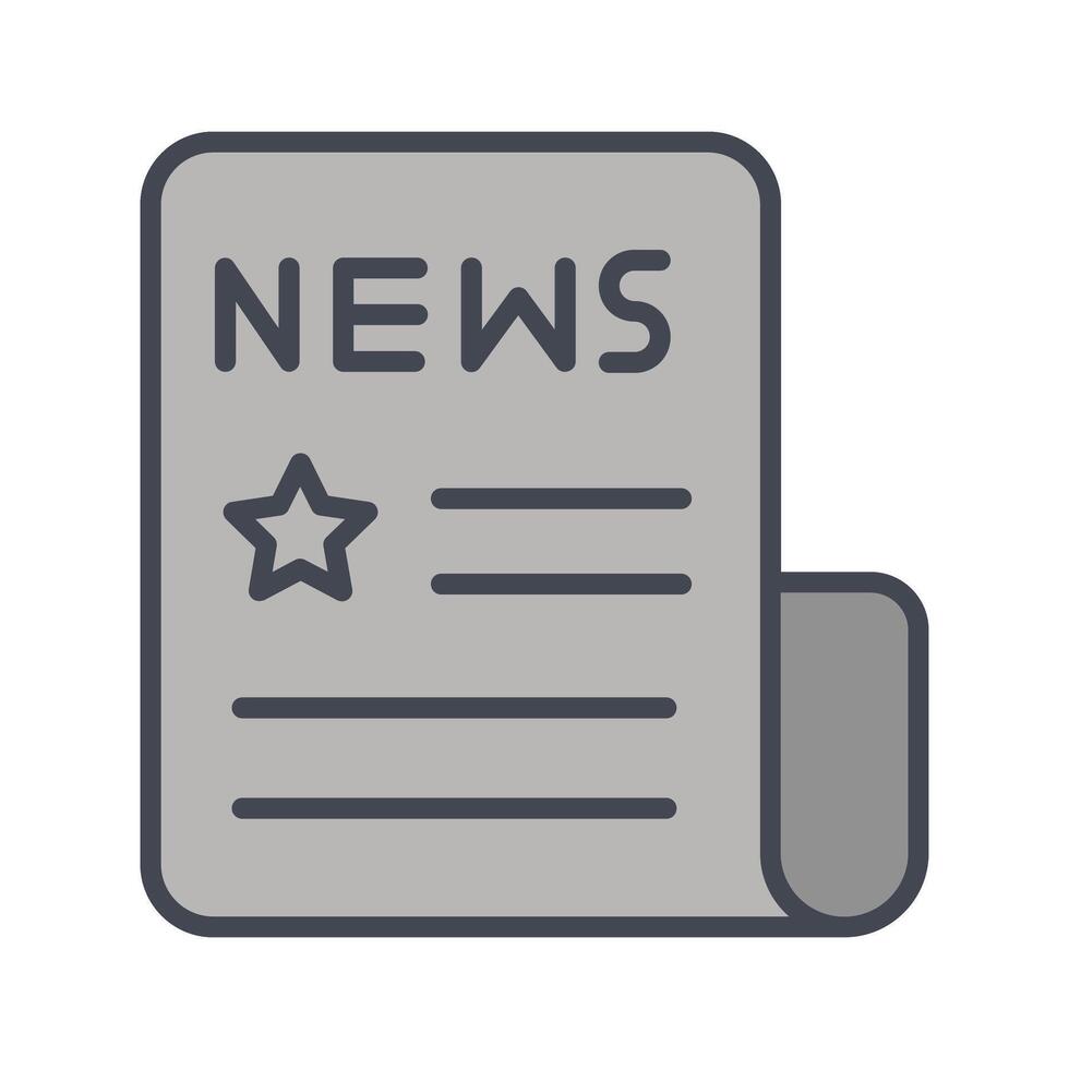 News Headlines Icon Design vector