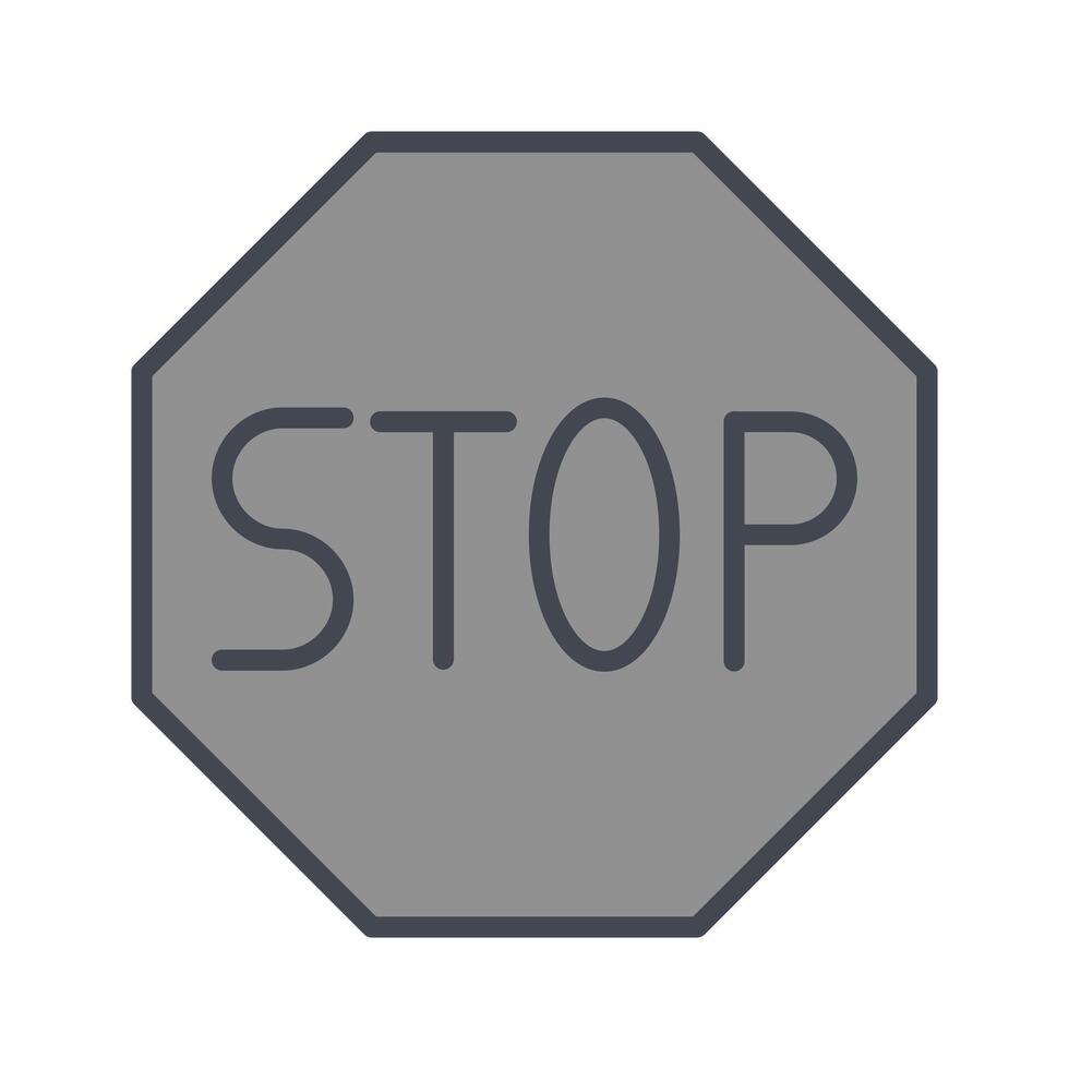 Stop Sign Icon Design vector