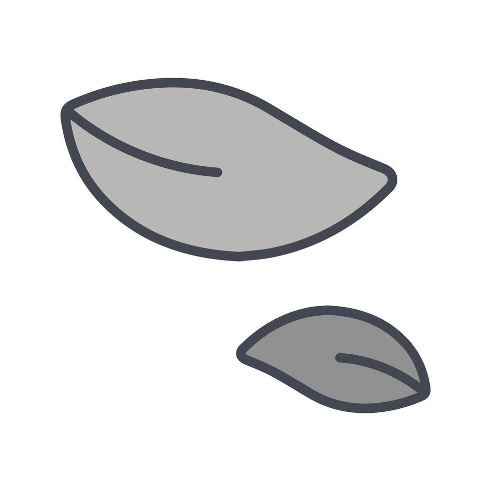 Leaf Fluttering in Wind Icon Design vector
