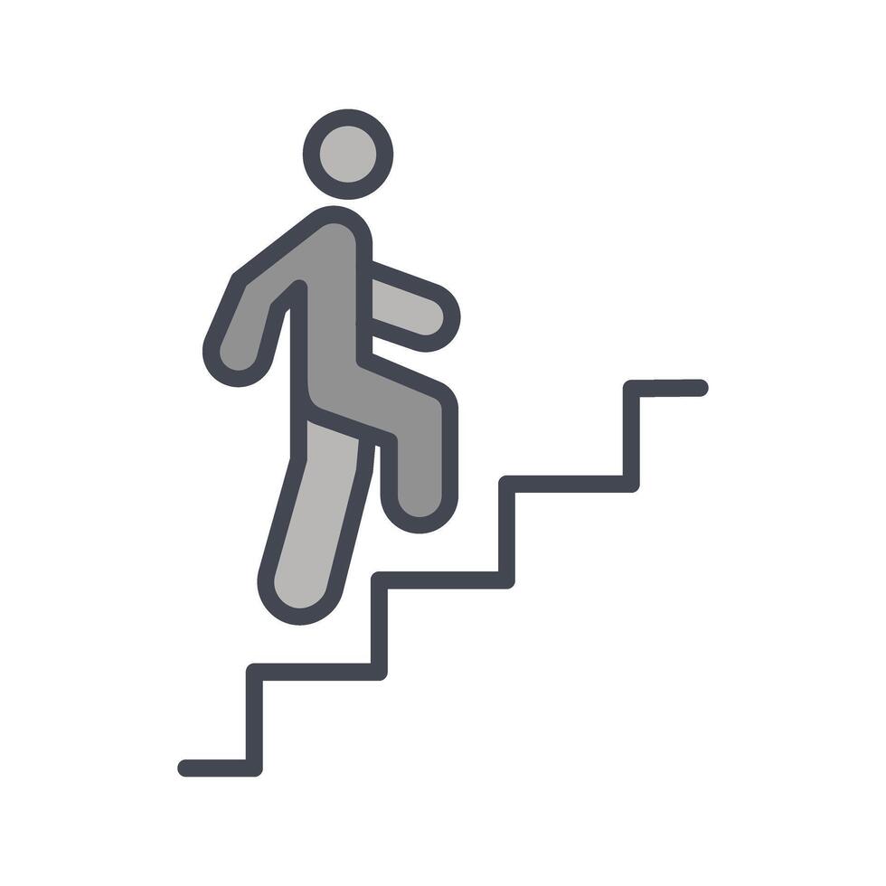 Career Ladder Icon Design vector